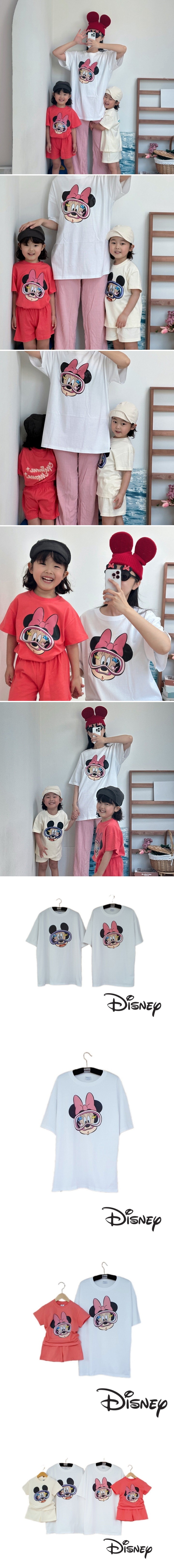 Little Rabbit - Korean Women Fashion - #momslook - Water Goggles Mom Tee