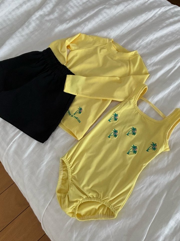 Log101 - Korean Children Fashion - #stylishchildhood - Palm Tree Rash Guard - 2