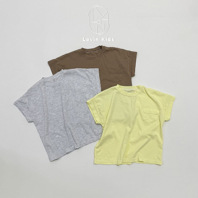 Lovin - Korean Baby Fashion - #babyboutiqueclothing - Pocket Tee - 11