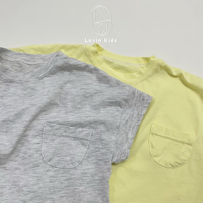 Lovin - Korean Baby Fashion - #babyclothing - Pocket Tee - 12