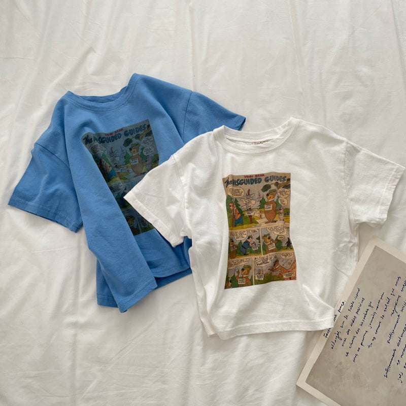 Lovin - Korean Baby Fashion - #babyfashion - Cartoon Tee - 12