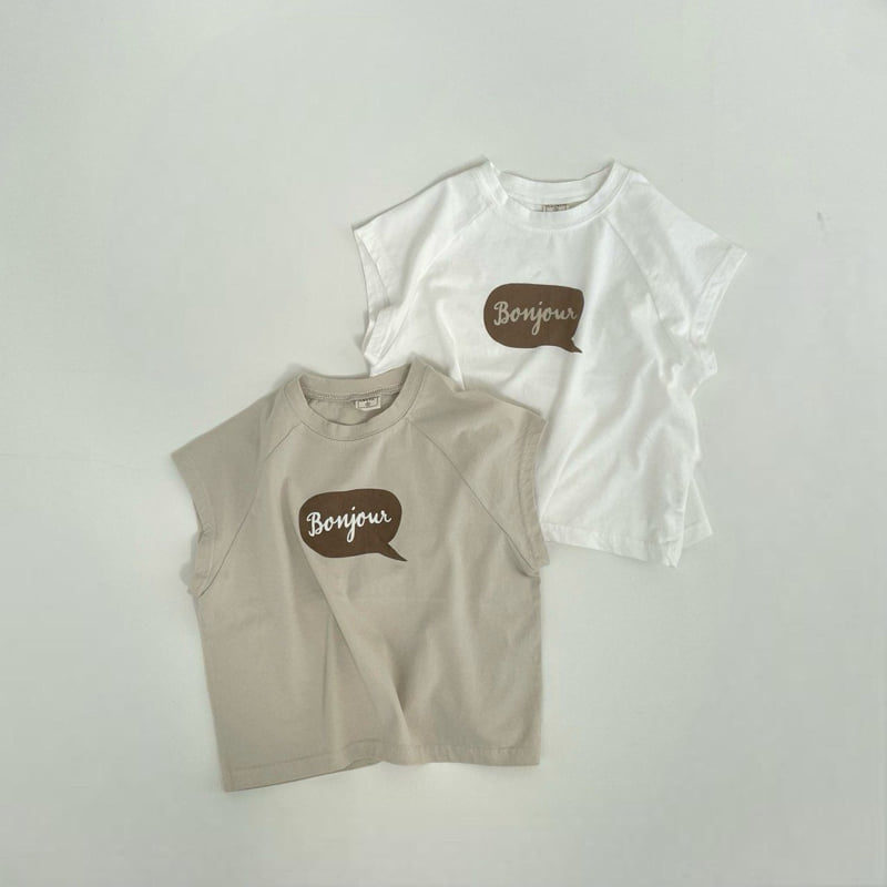Lovin - Korean Baby Fashion - #babyfashion - Bonjour Tee - 12