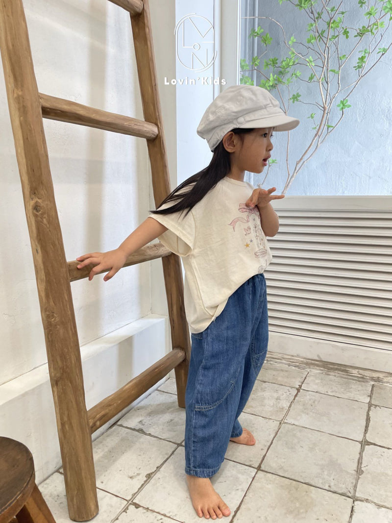 Lovin - Korean Baby Fashion - #babygirlfashion - Ribbon Tee - 6