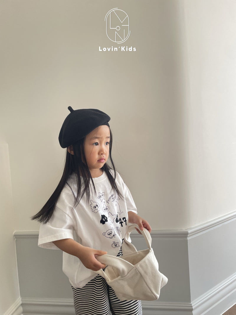 Lovin - Korean Baby Fashion - #babygirlfashion - Drawing Tee - 4