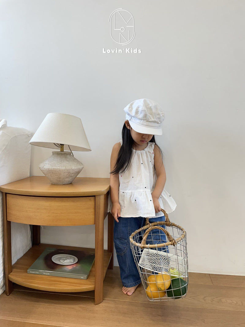 Lovin - Korean Baby Fashion - #babyootd - Heart Dot Sleeveless Blouse - 7