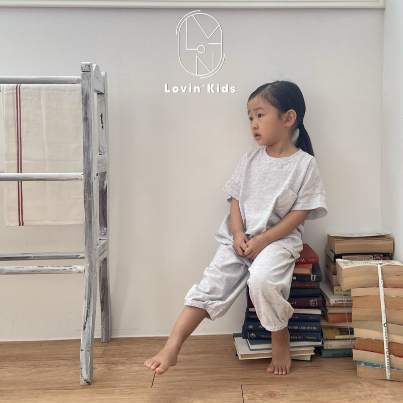 Lovin - Korean Baby Fashion - #babyootd - Pocket Tee - 4