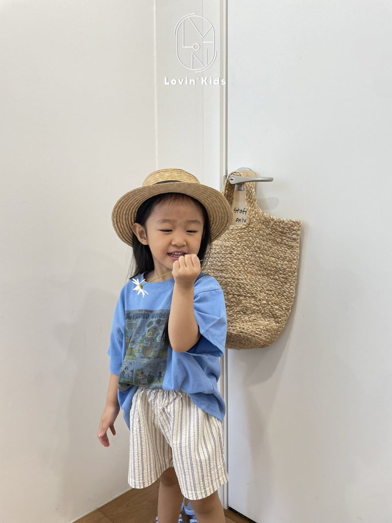 Lovin - Korean Baby Fashion - #babyoutfit - Cartoon Tee - 3
