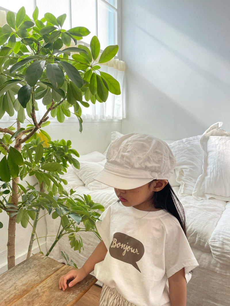 Lovin - Korean Baby Fashion - #babyoutfit - Bonjour Tee - 3