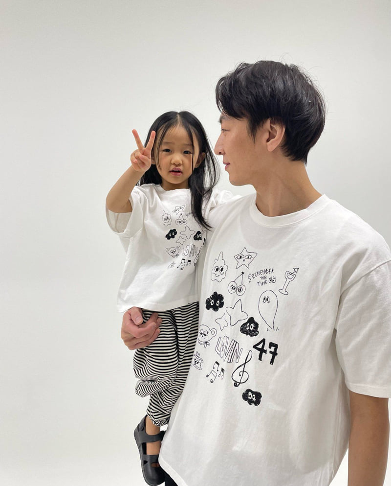 Lovin - Korean Baby Fashion - #babywear - Drawing Tee - 9