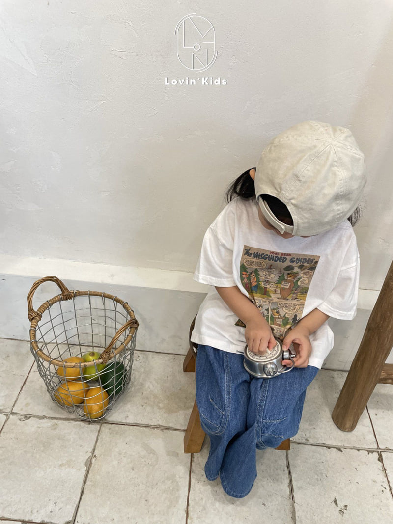 Lovin - Korean Baby Fashion - #onlinebabyshop - Braindart Denim Pants - 3