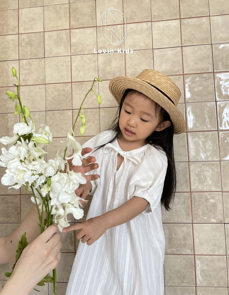 Lovin - Korean Baby Fashion - #onlinebabyboutique - Puff Michelle One-piece - 4