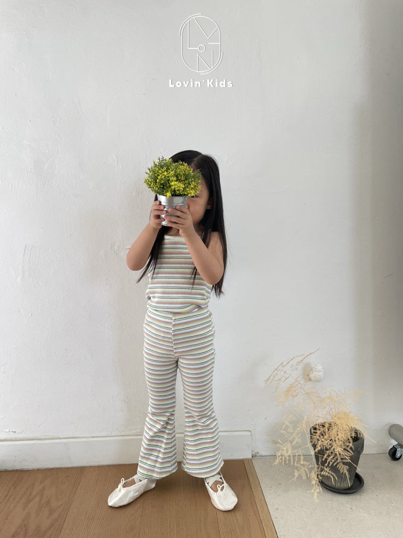 Lovin - Korean Baby Fashion - #onlinebabyshop - Lollipop Bootcut Pants - 8