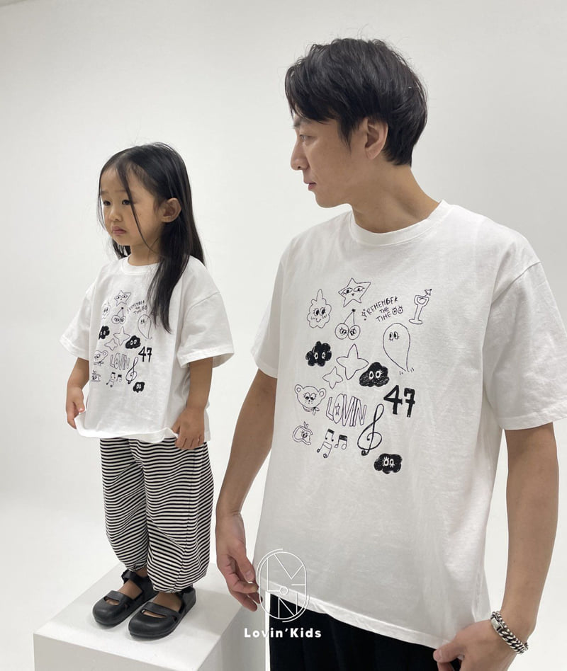 Lovin - Korean Women Fashion - #momslook - Drawing Mom Tee - 11