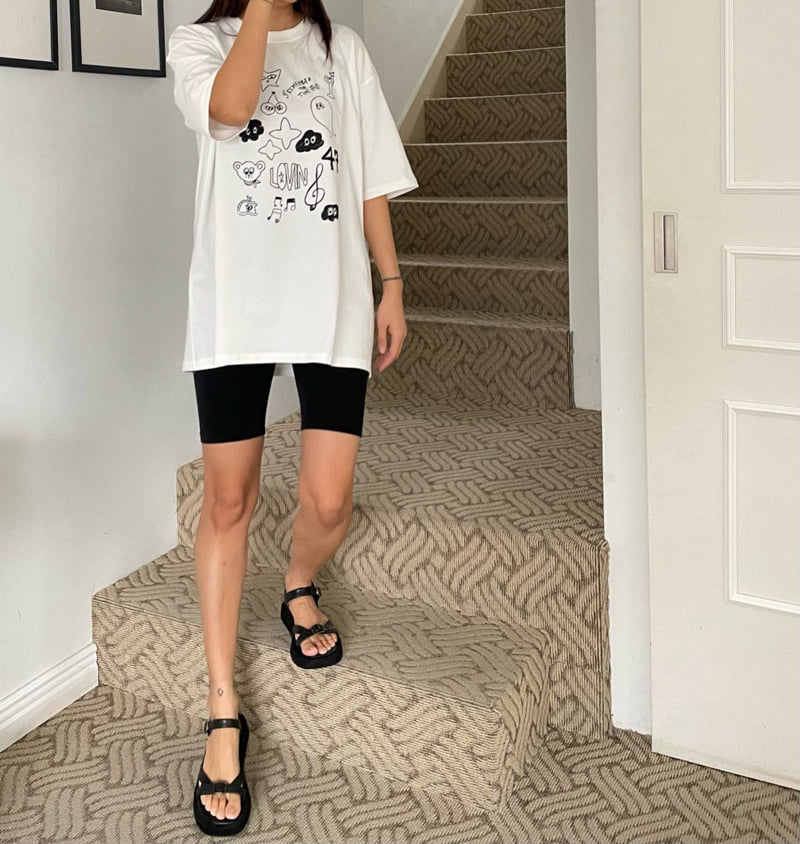 Lovin - Korean Women Fashion - #momslook - Drawing Mom Tee - 7