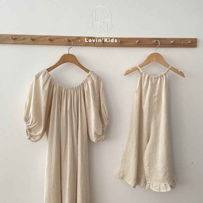 Lovin - Korean Women Fashion - #momslook - Oatmeal Mom One-piece - 11