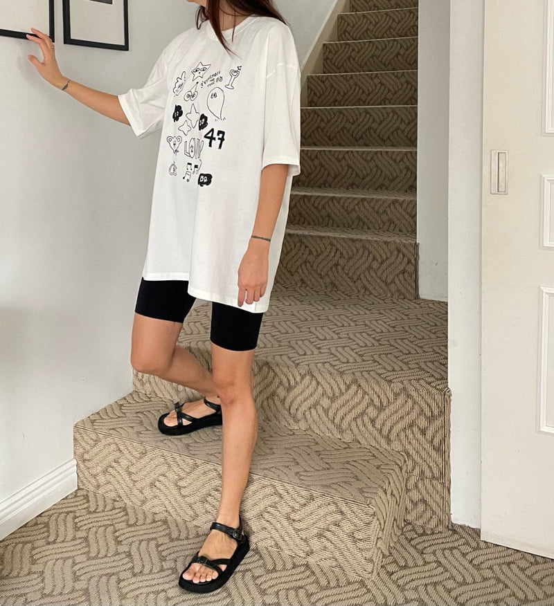 Lovin - Korean Women Fashion - #thelittlethings - Drawing Mom Tee - 6