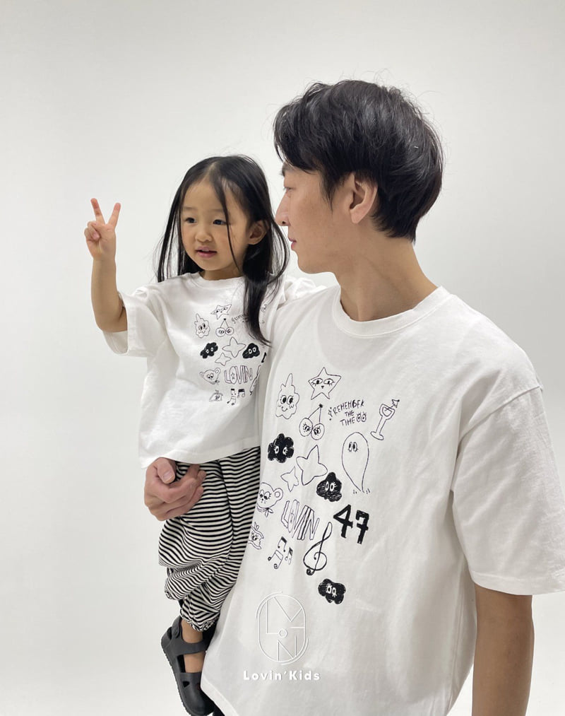 Lovin - Korean Women Fashion - #womensfashion - Drawing Mom Tee - 10