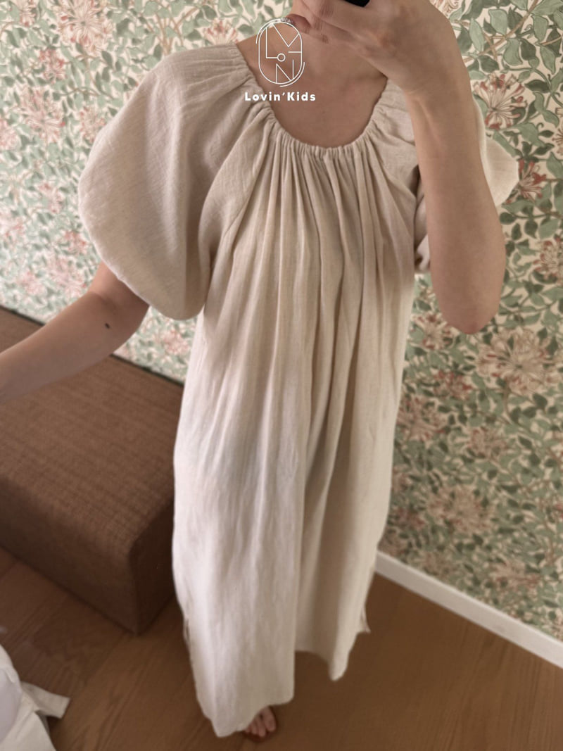 Lovin - Korean Women Fashion - #womensfashion - Oatmeal Mom One-piece - 6