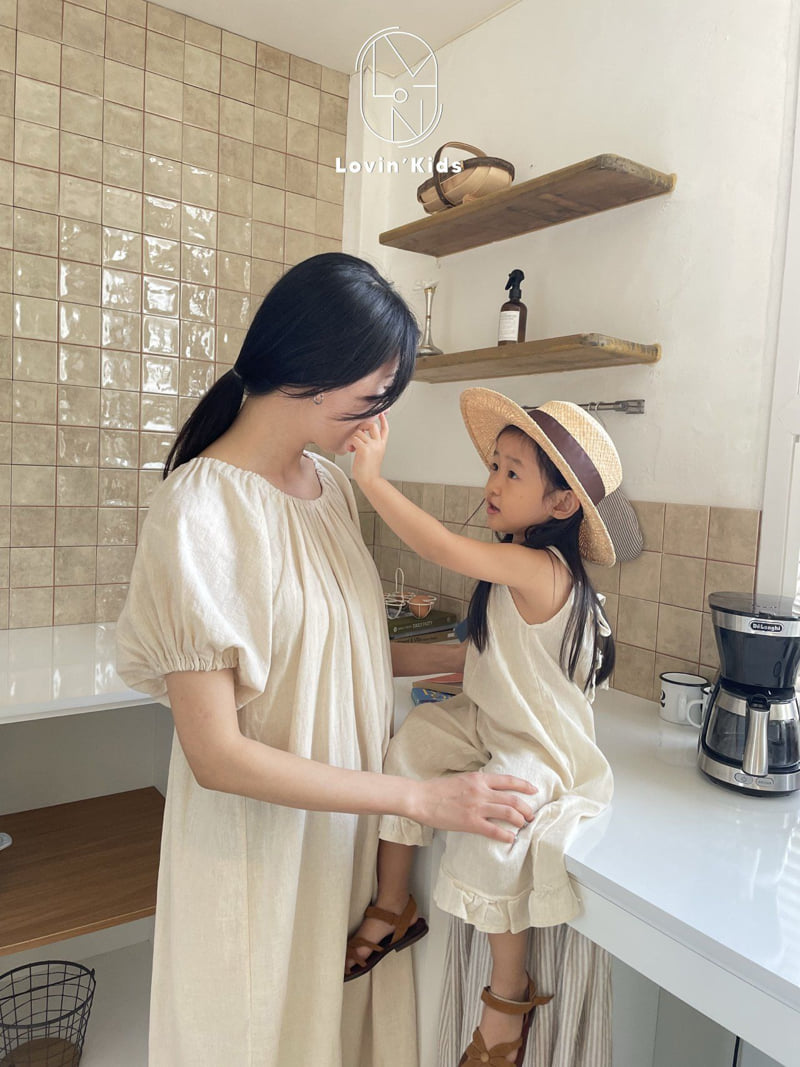 Lovin - Korean Women Fashion - #womensfashion - Oatmeal Mom One-piece - 8