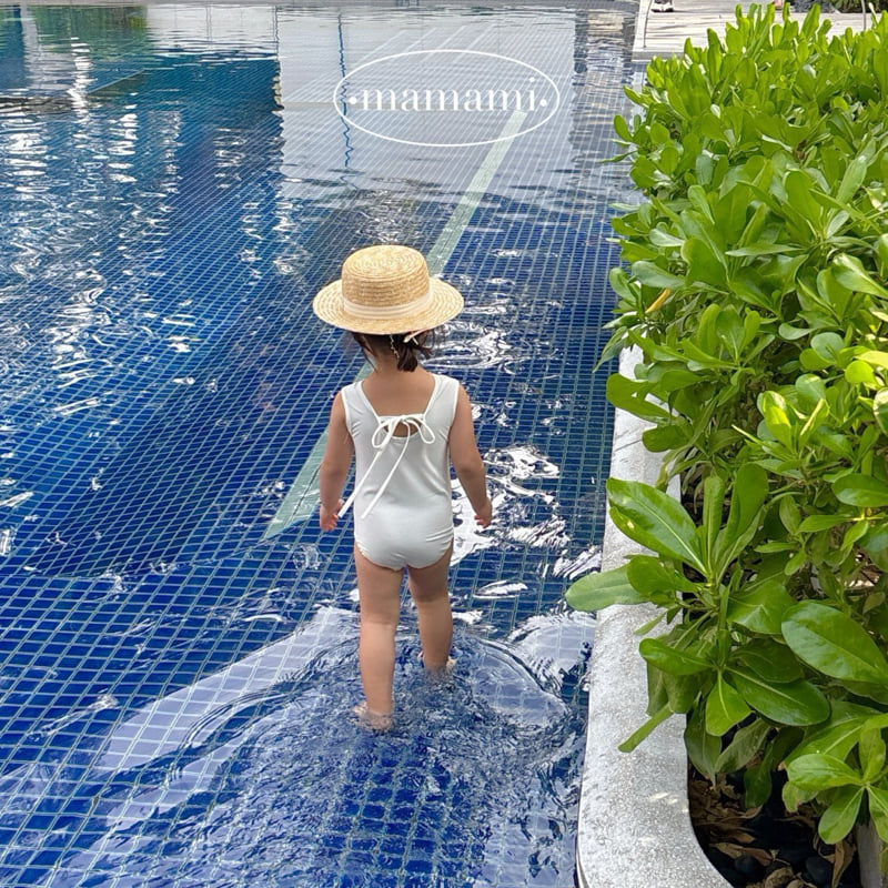 Mamami - Korean Children Fashion - #childrensboutique - Ribbon Swimsuit - 12
