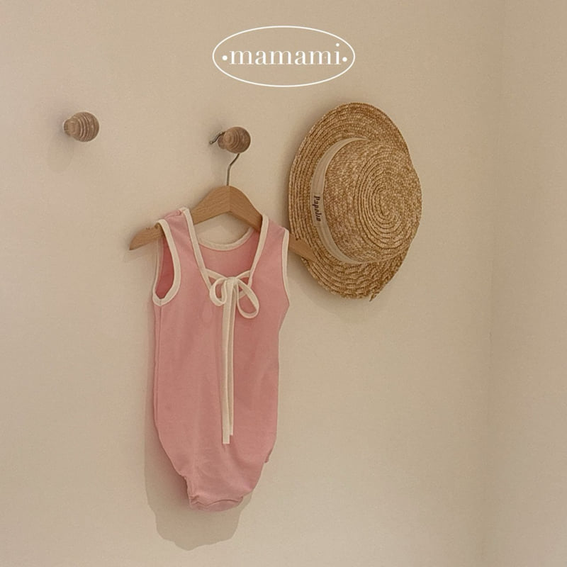 Mamami - Korean Children Fashion - #Kfashion4kids - Ribbon Swimsuit - 4