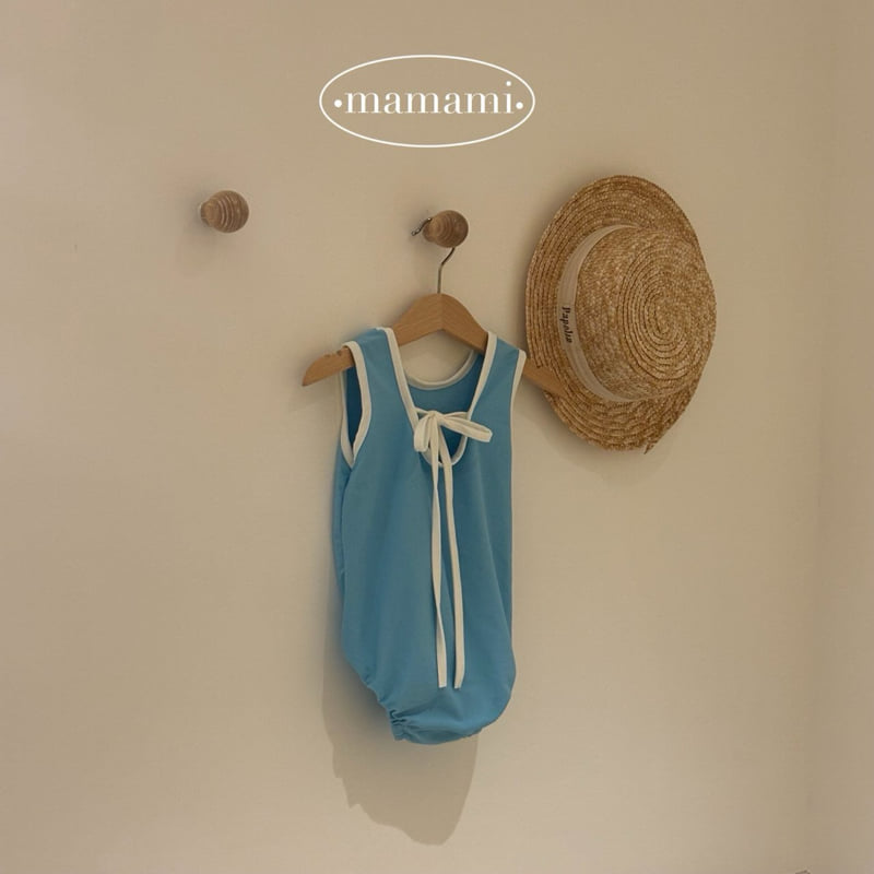 Mamami - Korean Children Fashion - #magicofchildhood - Ribbon Swimsuit - 5