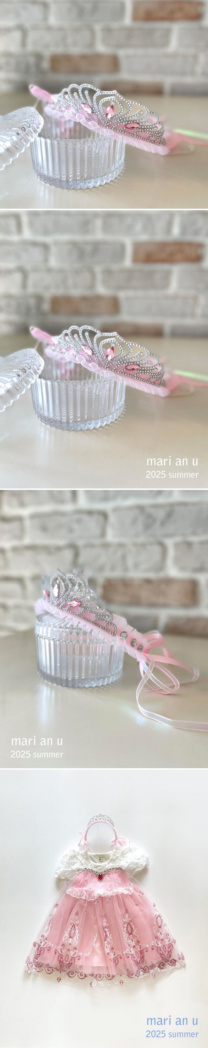 Mari An U - Korean Children Fashion - #kidsshorts - Pink Princess Crown