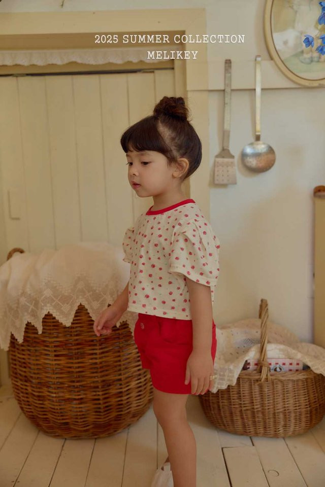 Melikey - Korean Children Fashion - #Kfashion4kids - Flower Raglan Puff Tee - 10