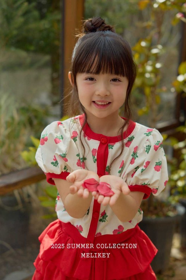Melikey - Korean Children Fashion - #Kfashion4kids - Rose Puff Cardigan - 12
