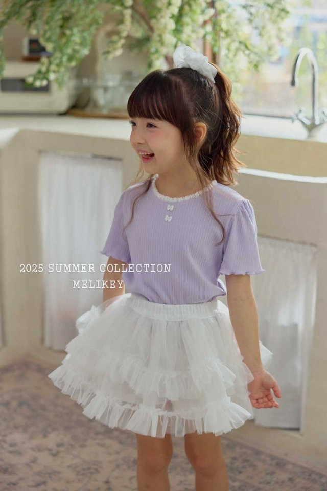 Melikey - Korean Children Fashion - #Kfashion4kids - Cancan Frill Sha Skirt - 10