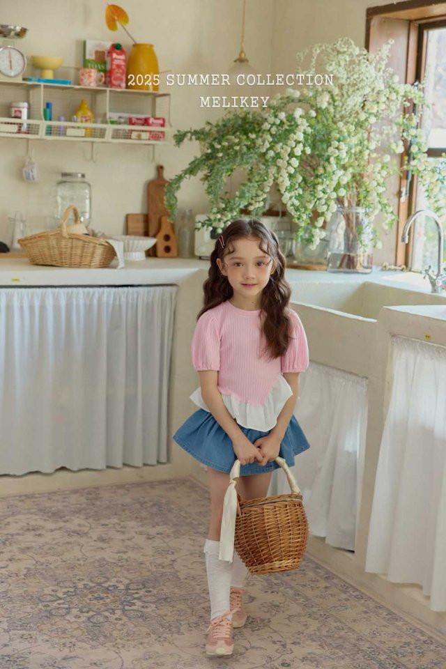 Melikey - Korean Children Fashion - #Kfashion4kids - Frill Puff Tee - 5