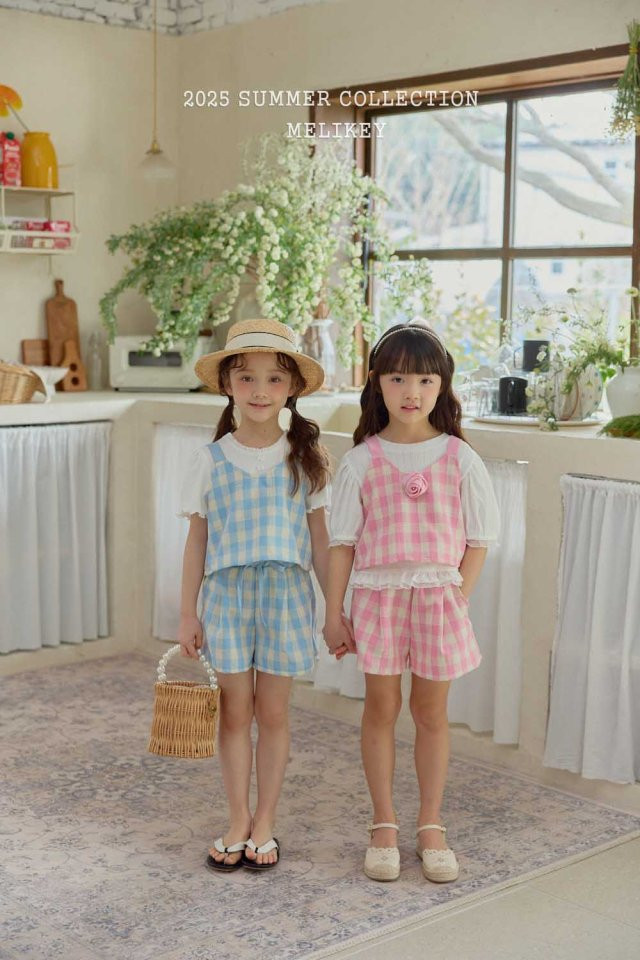 Melikey - Korean Children Fashion - #childofig - Check Shorts - 8