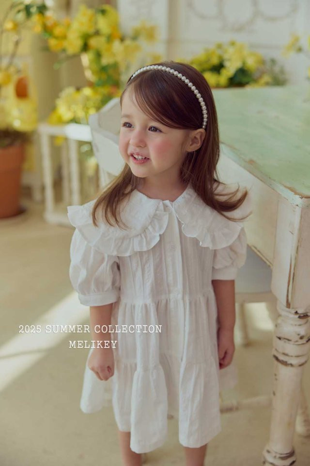 Melikey - Korean Children Fashion - #childofig - Sweet Collar One-piece - 6