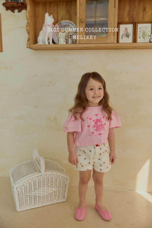 Melikey - Korean Children Fashion - #childofig - Bear Puff Tee - 5