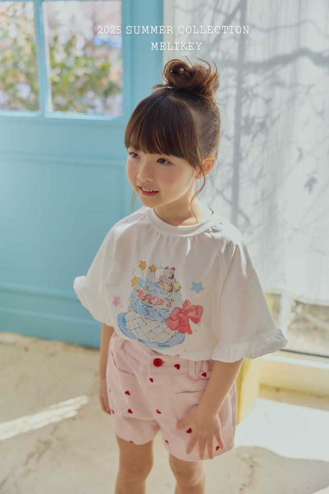 Melikey - Korean Children Fashion - #childofig - Cake Frill Tee - 12