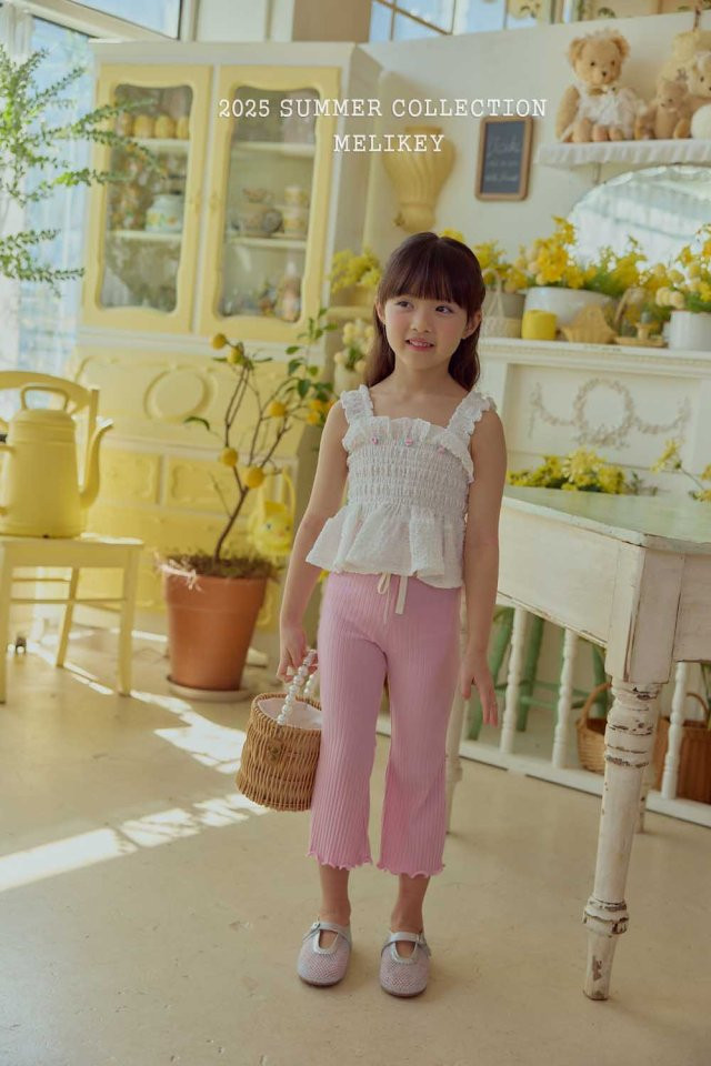 Melikey - Korean Children Fashion - #childofig - Rose Sleeveless Blouse - 11
