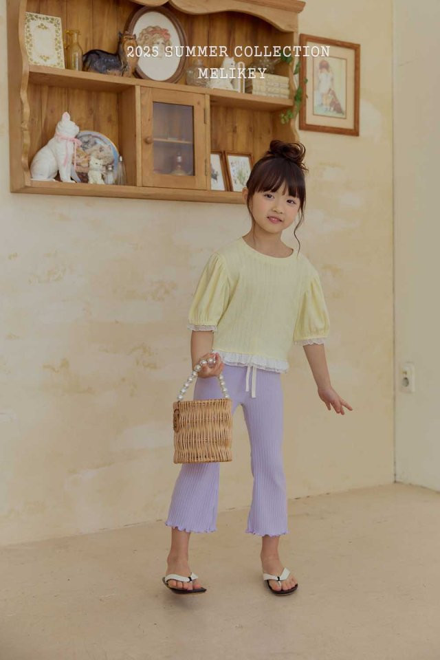 Melikey - Korean Children Fashion - #childofig - Kitsch Puff Tee - 6