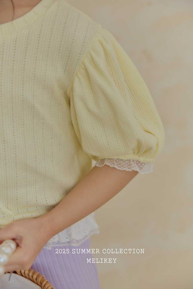 Melikey - Korean Children Fashion - #childofig - Kitsch Puff Tee - 7