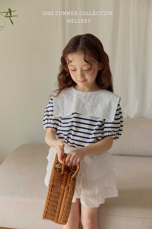 Melikey - Korean Children Fashion - #childofig - Marine Puff Tee - 5