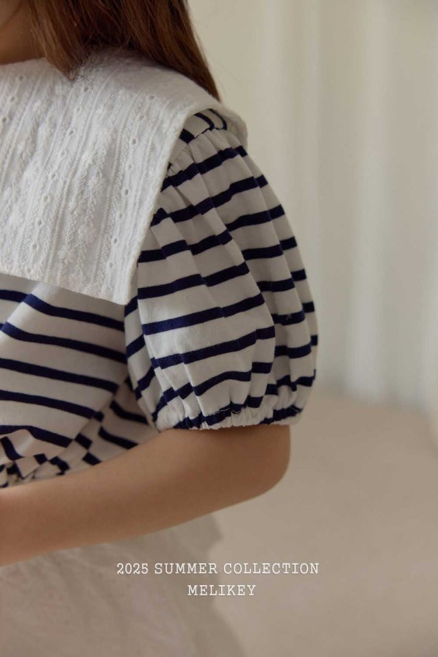 Melikey - Korean Children Fashion - #childofig - Marine Puff Tee - 6