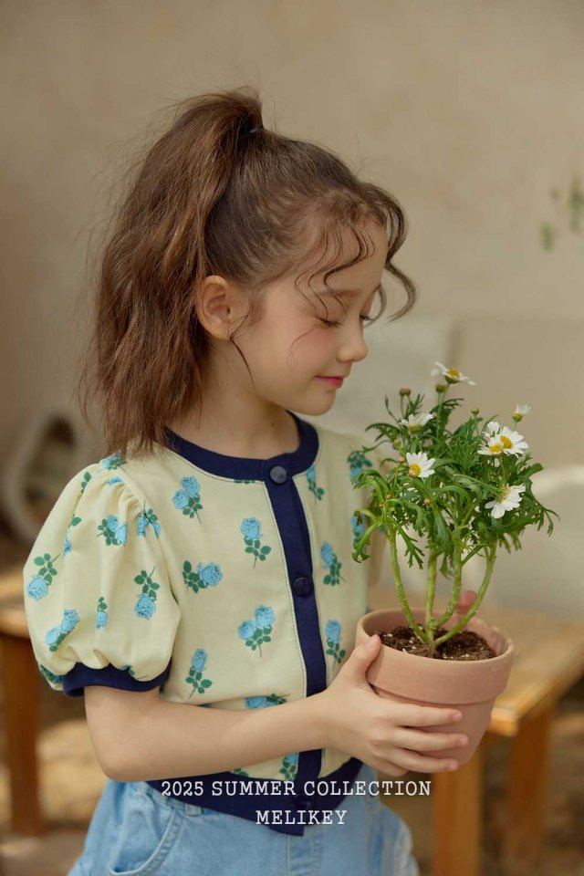 Melikey - Korean Children Fashion - #childofig - Rose Puff Cardigan - 4