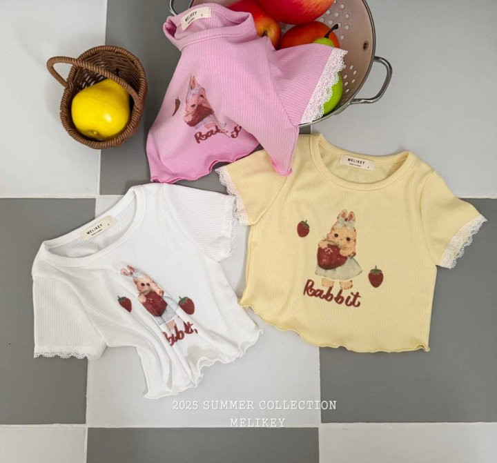 Melikey - Korean Children Fashion - #childofig - Sweet Rabbit Tee