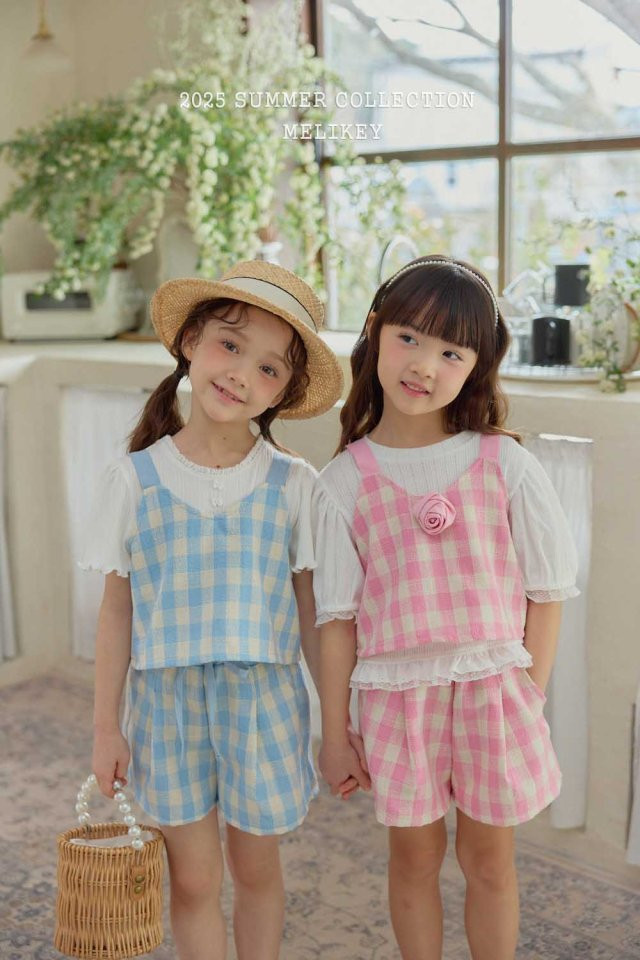 Melikey - Korean Children Fashion - #childrensboutique - Check Vest - 10
