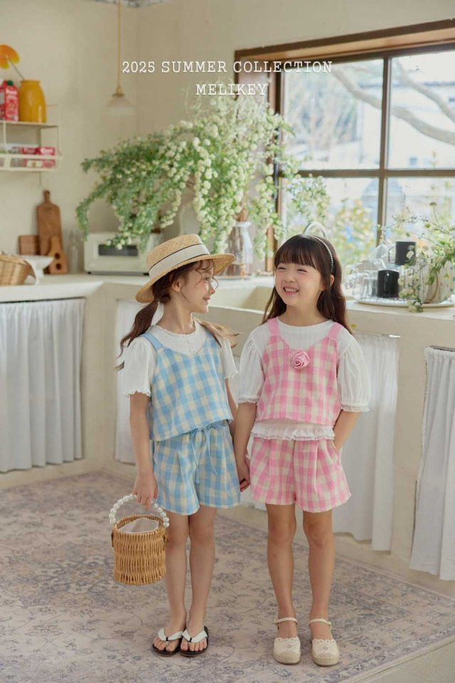 Melikey - Korean Children Fashion - #childrensboutique - Check Shorts - 9
