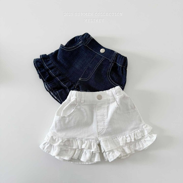 Melikey - Korean Children Fashion - #childrensboutique - Nana Linen Frill Shorts