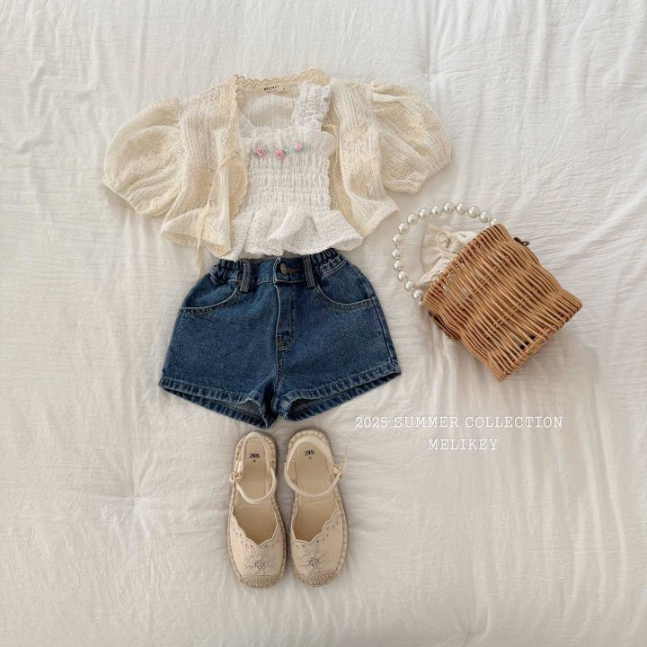 Melikey - Korean Children Fashion - #childrensboutique - Rose Sleeveless Blouse - 12