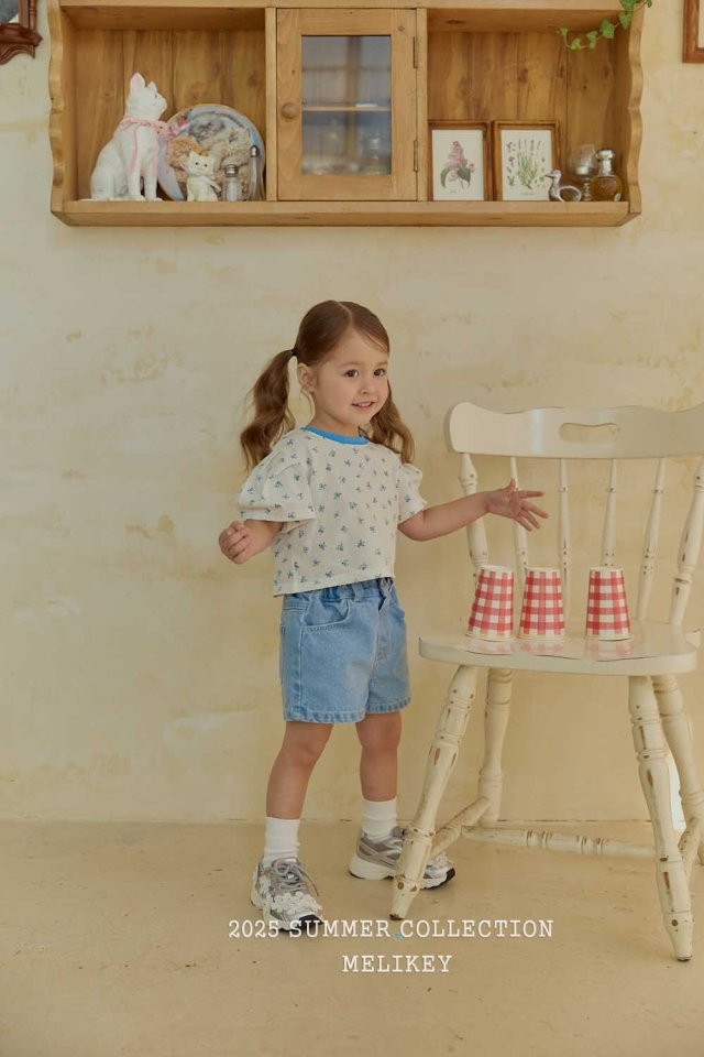 Melikey - Korean Children Fashion - #childrensboutique - Embroidered Ribbon Shorts - 10