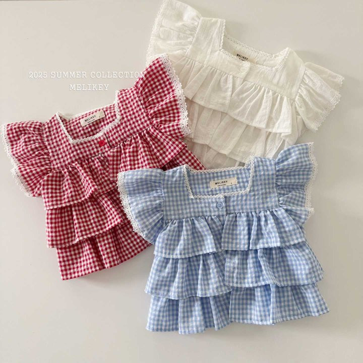 Melikey - Korean Children Fashion - #childrensboutique - Juju Cancan Sleeveless Blouse
