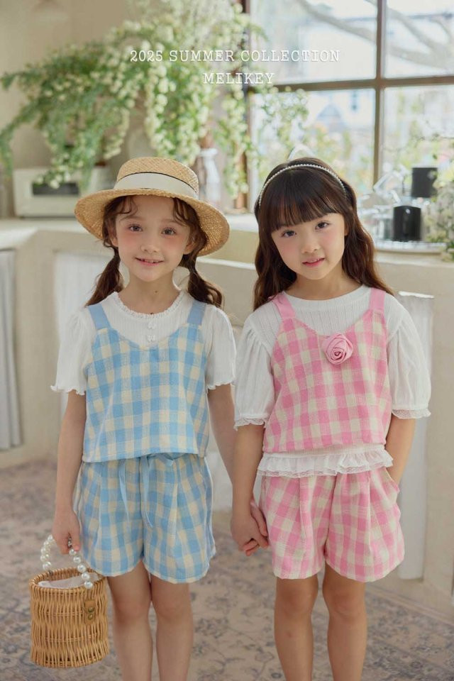 Melikey - Korean Children Fashion - #designkidswear - Check Shorts - 10