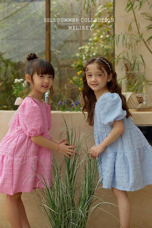 Melikey - Korean Children Fashion - #designkidswear - Ricco Back Ribbon One-piece - 3